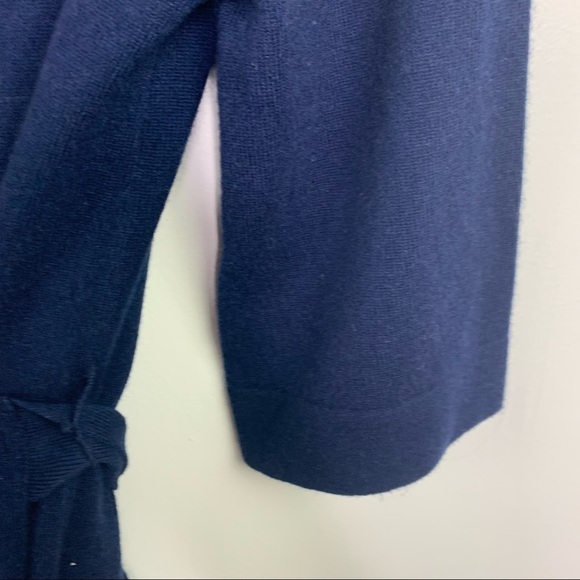 Pomegranate Inc. NWT wrap sweater Blue XS wool - Picture 2 of 7